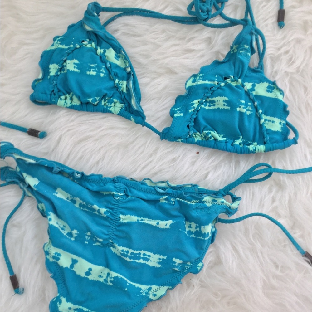 Rip curl tie dye bikini set